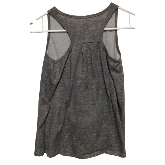Justice Girls Gray Unicorn Tank Top "Keep Chasing Your Dreams" Size 12 Tee - Picture 5 of 5